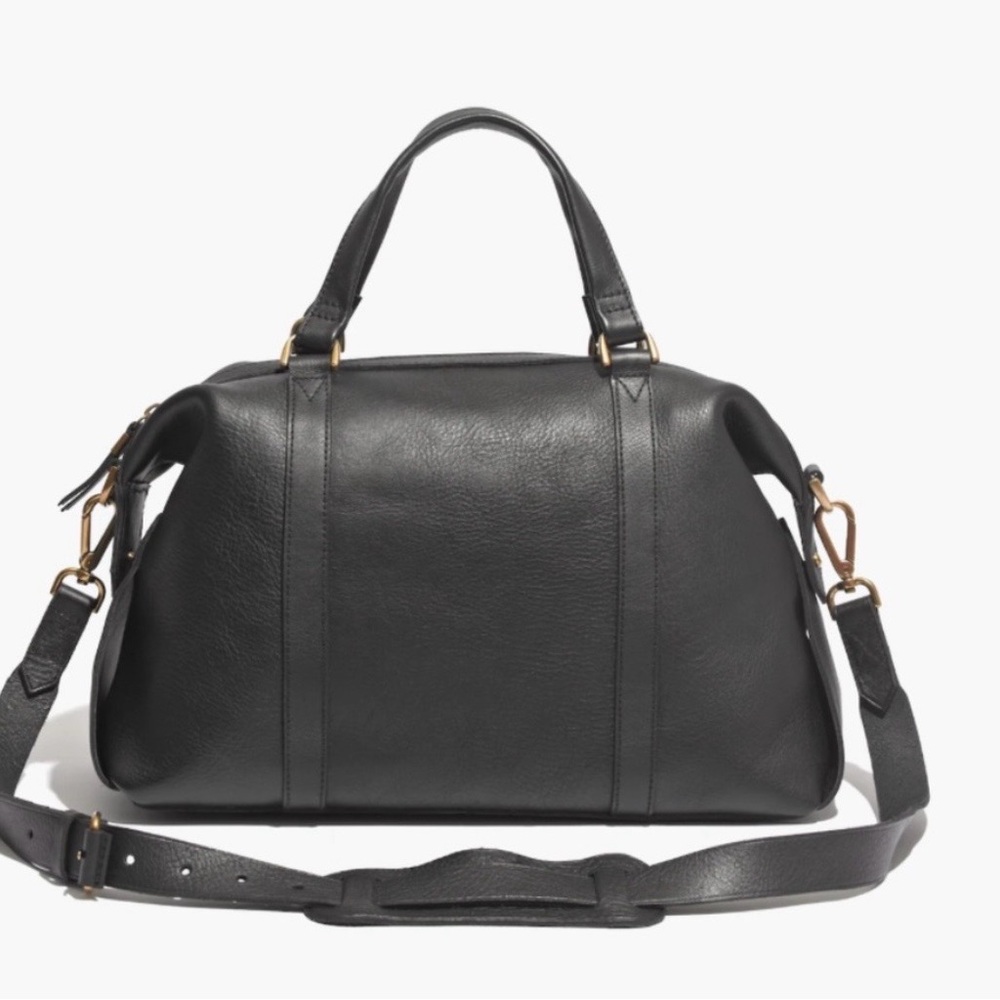 Madewell Glasgow Satchel Handbag in Black